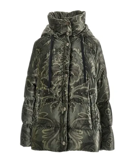 Hooded Patterned Jacket