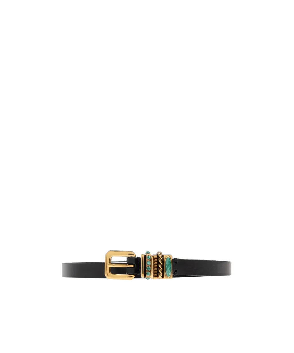 Double-Wrap Prong Buckle Belt