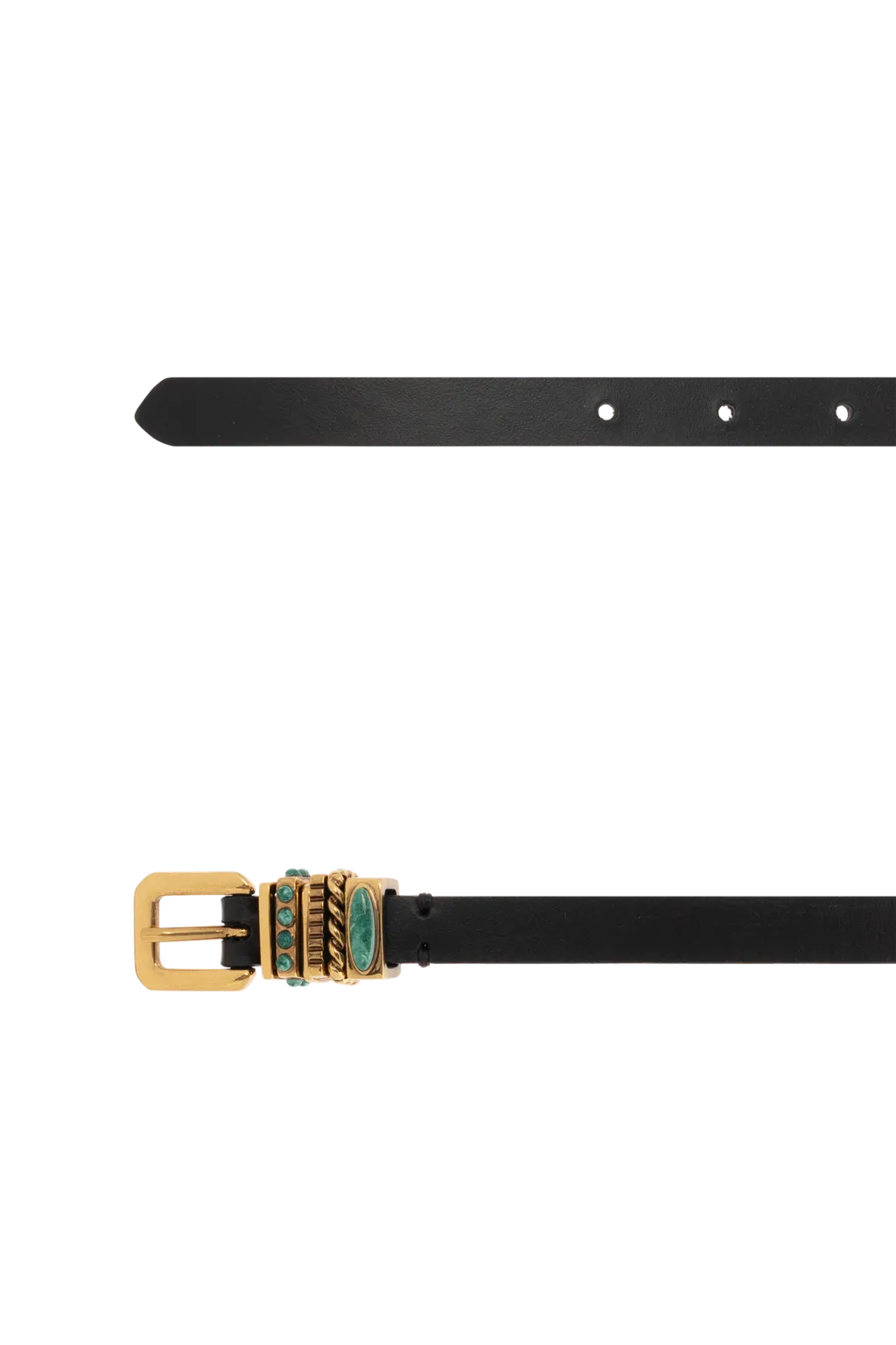 Double-Wrap Prong Buckle Belt