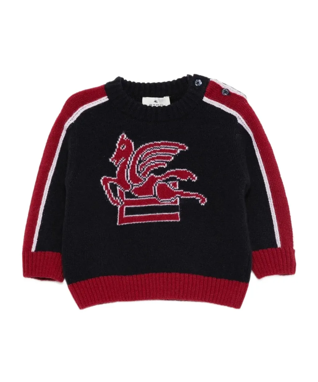 Pegasus-Motif Sweater