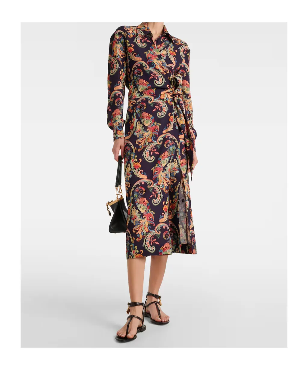 Paisley Shirt Dress
