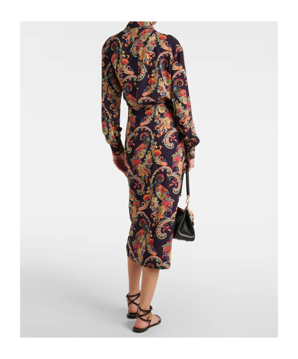 Paisley Shirt Dress