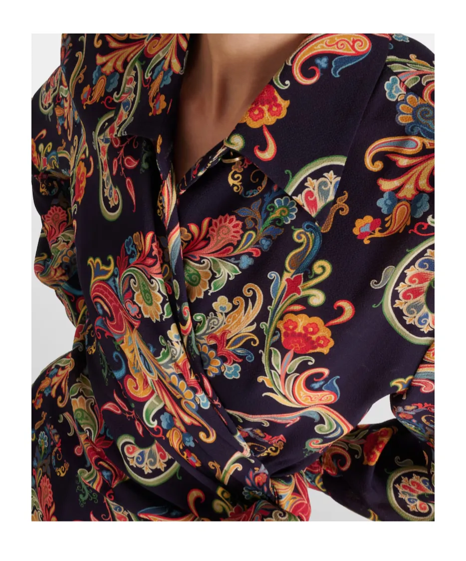 Paisley Shirt Dress