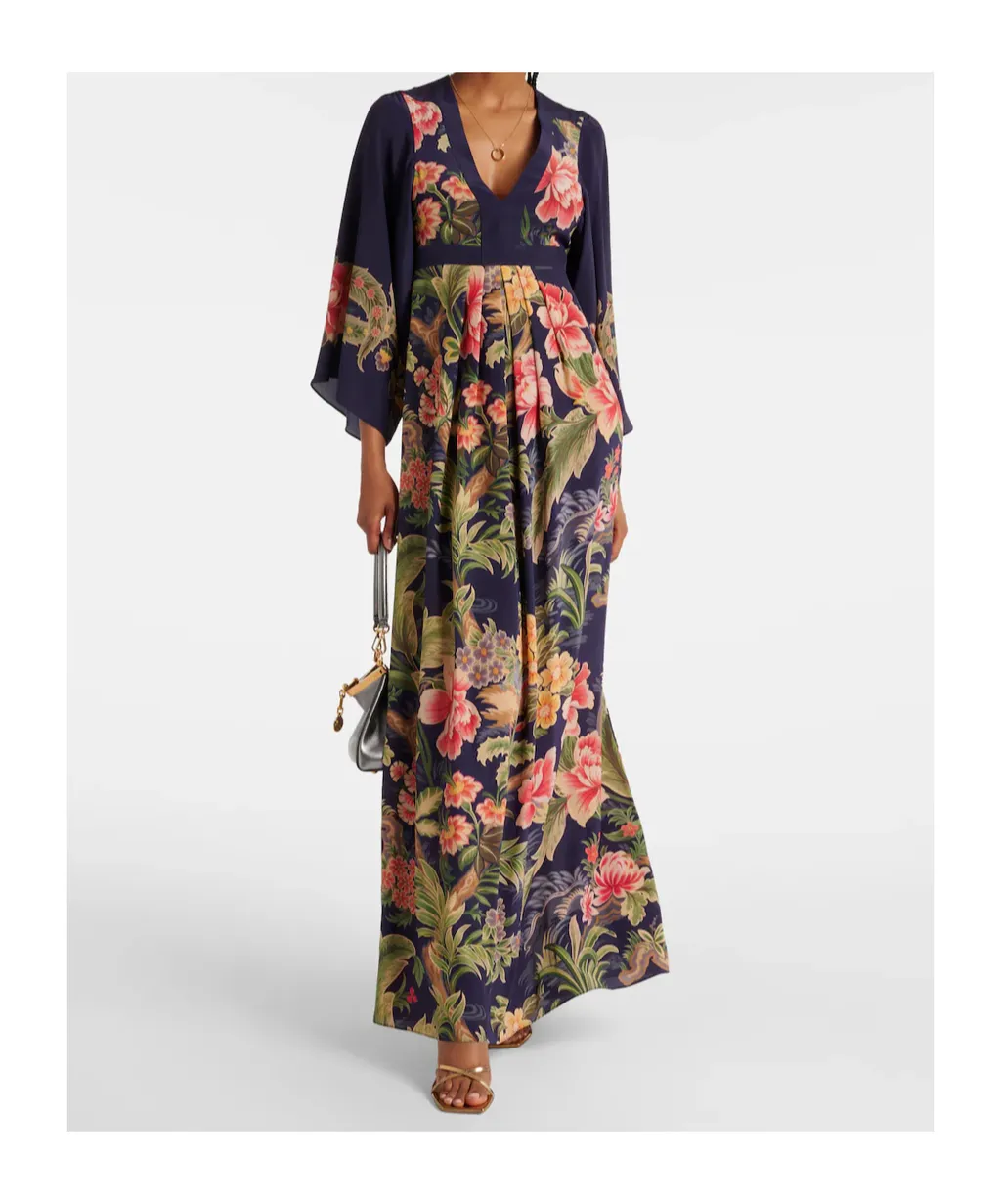 Floral Print Maxi Dress