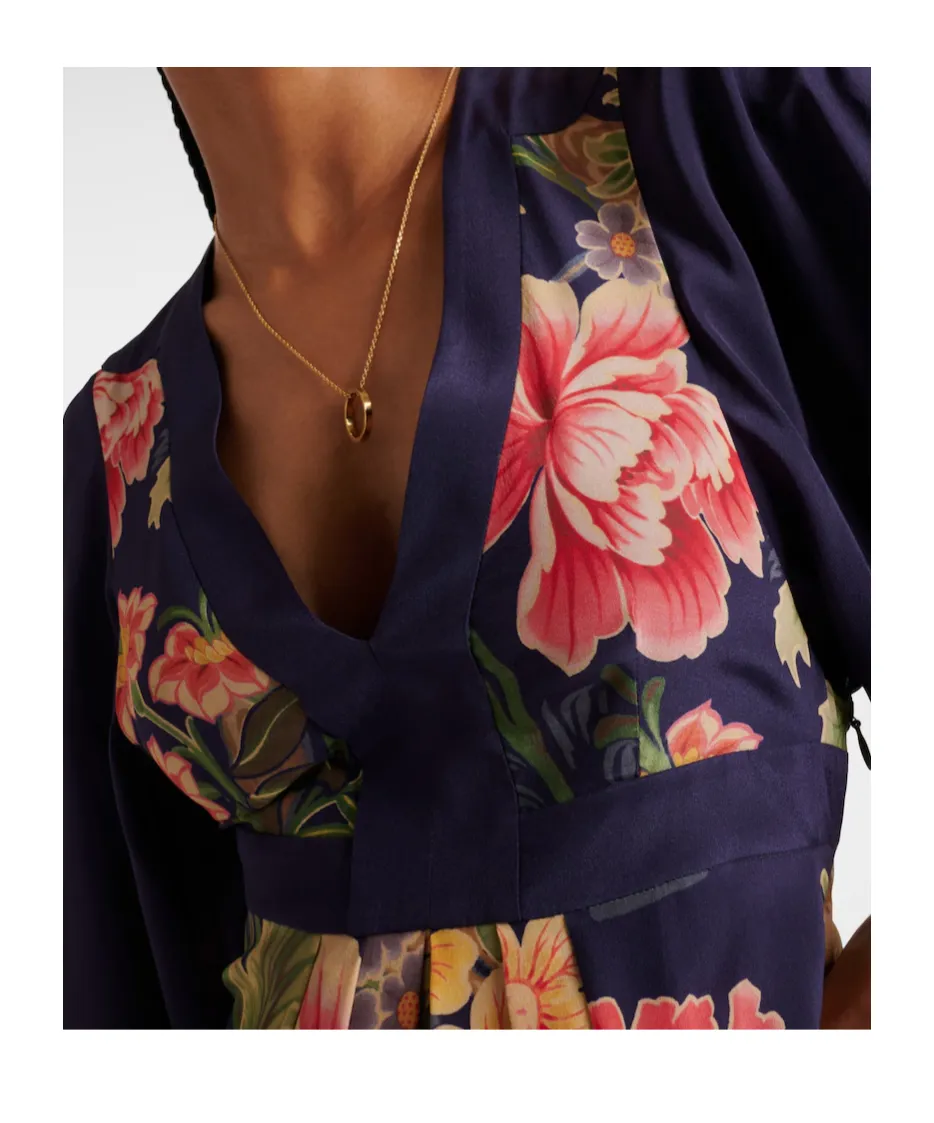 Floral Print Maxi Dress