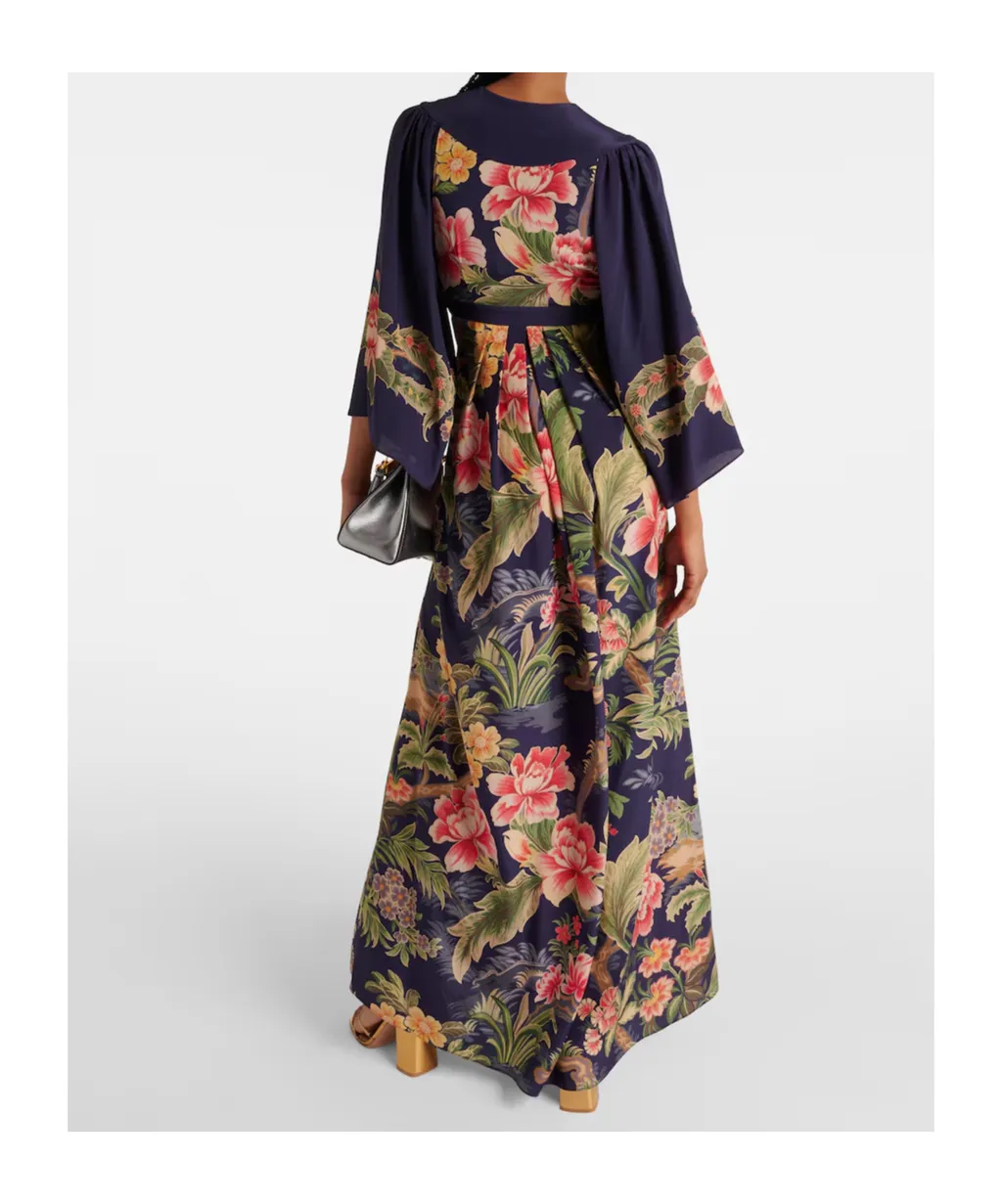 Floral Print Maxi Dress