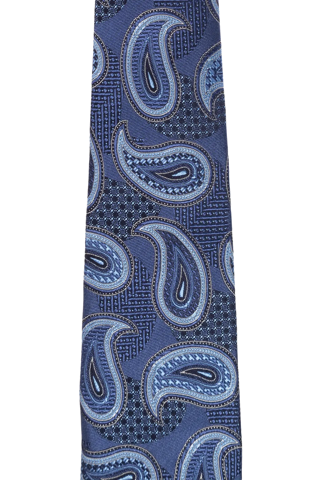 Paisley Printed Pointed-Tip Tie