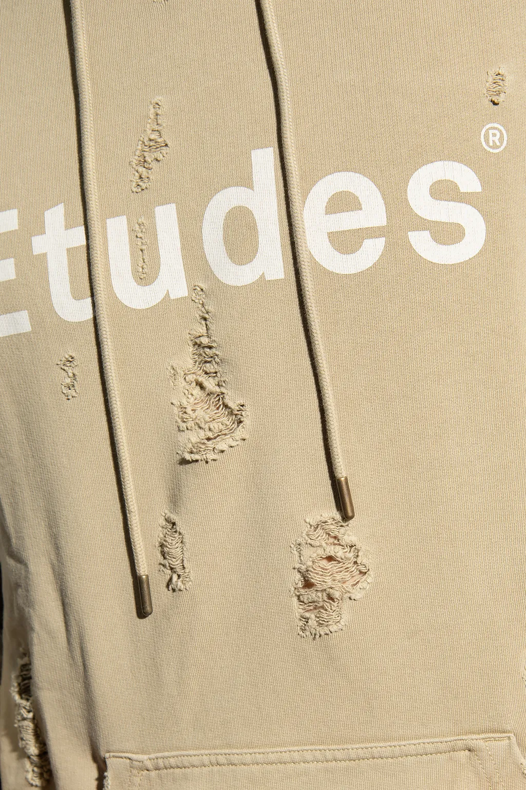Ensemble Distressed-Effect Hoodie