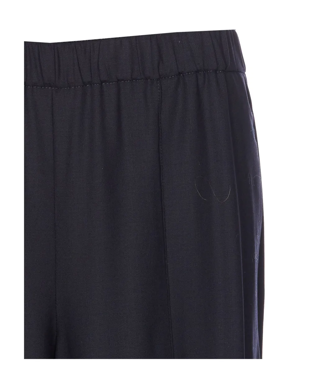 Elasticated Waistband Straight Leg Pants