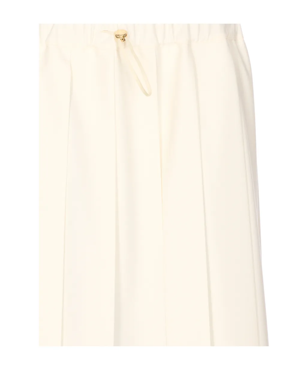 Elasticated Waistband Pleated Skirt