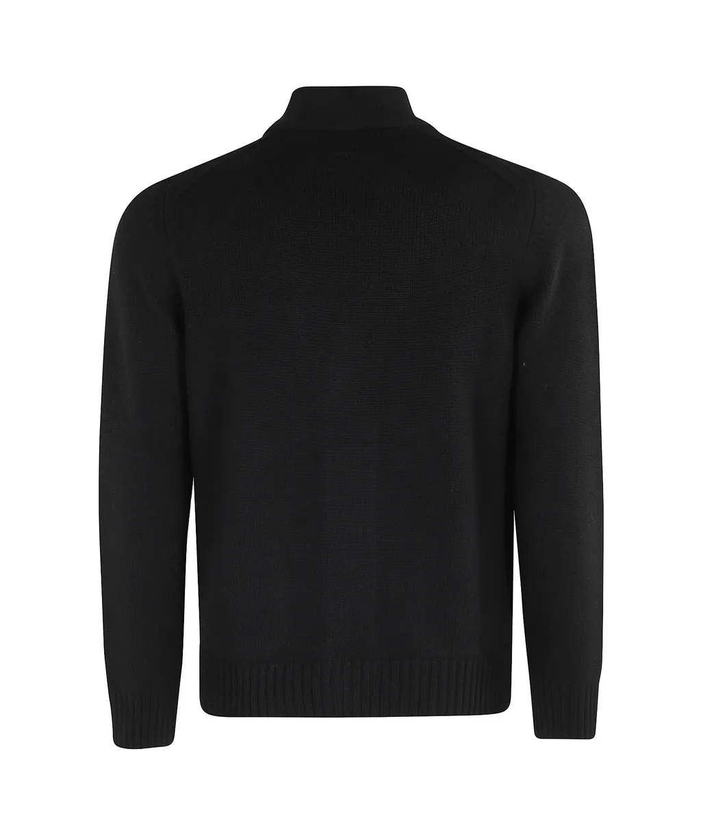 Long-Sleeved Cardigan Sweater