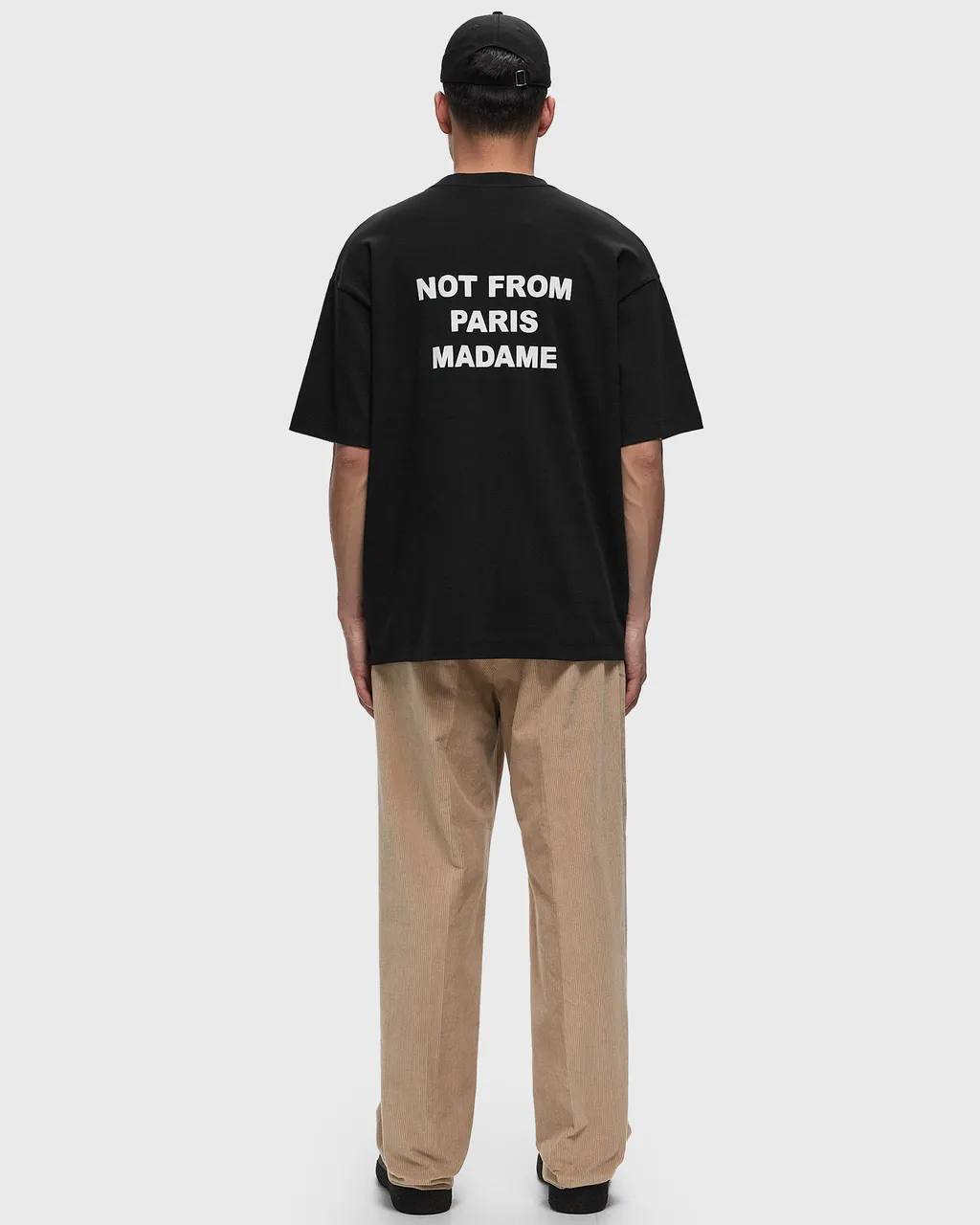 Slogan Printed Crewneck T-Shirt