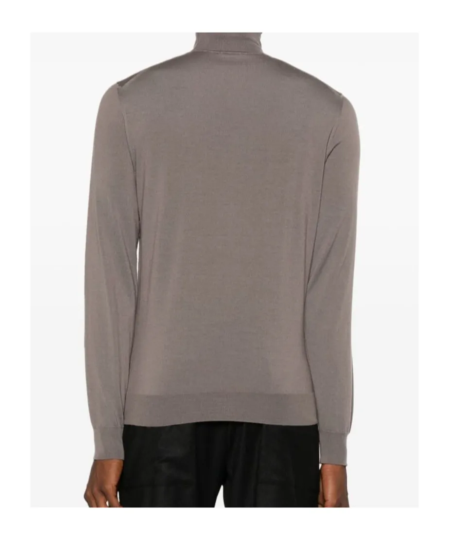 Roll-Neck Merino Wool Jumper