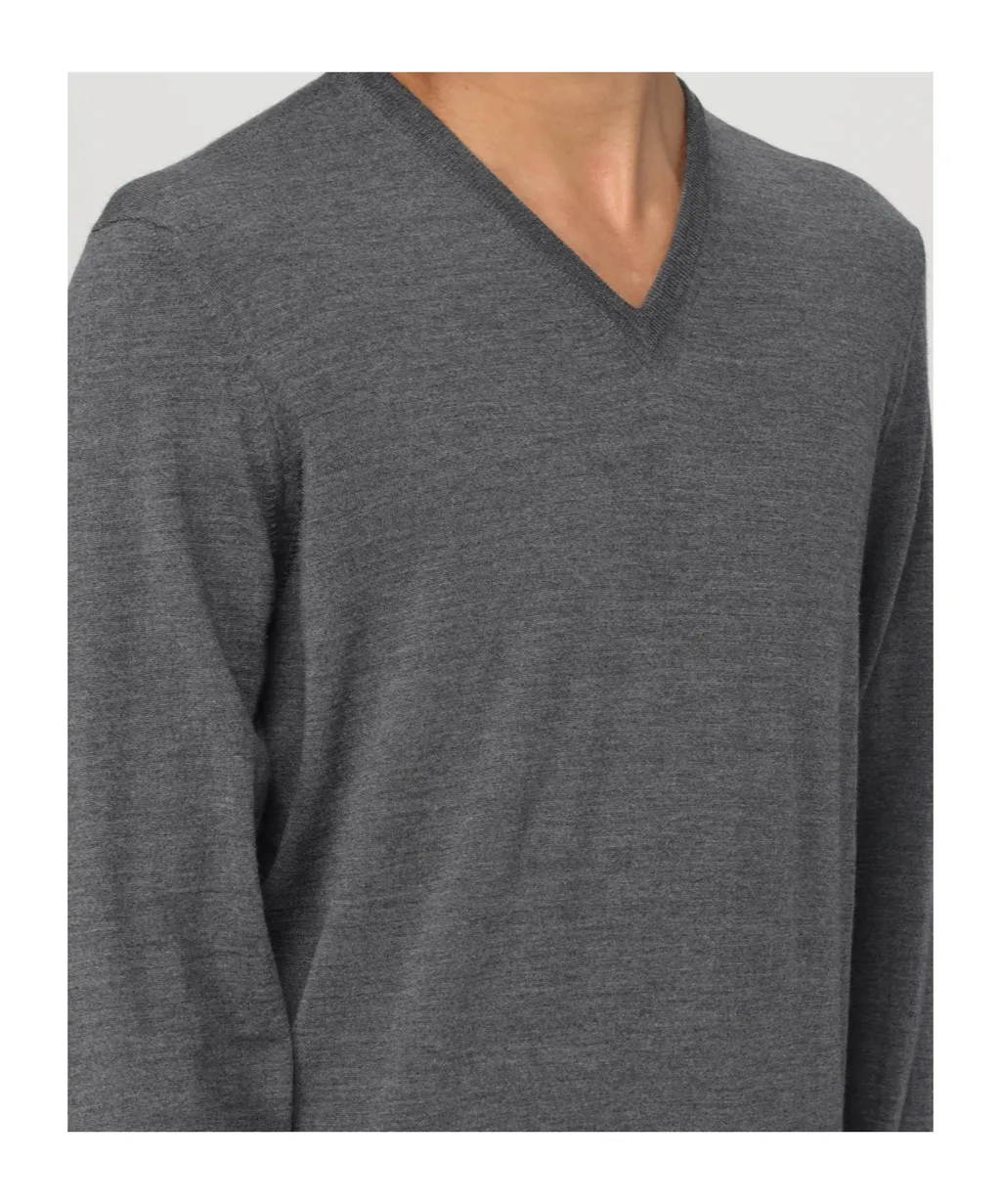 V-Neck Knitted Jumper