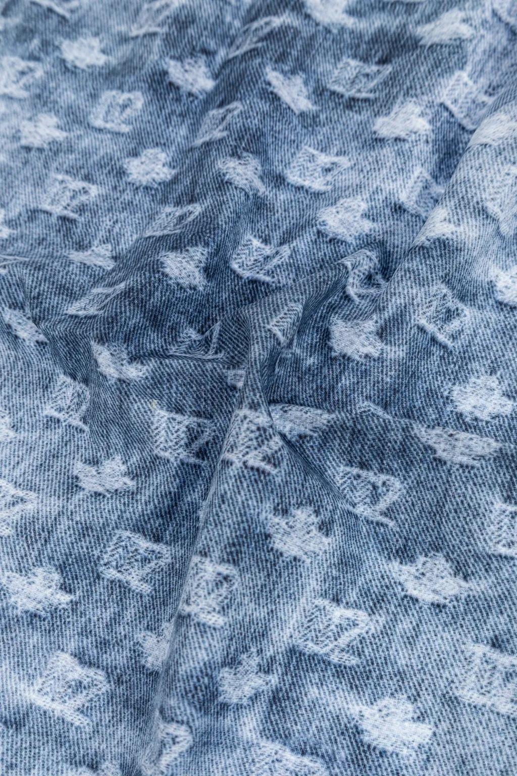 Monogram Distressed Foulard