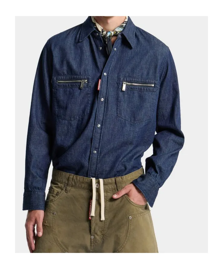 Wet And Dry Wash Biker Shirt