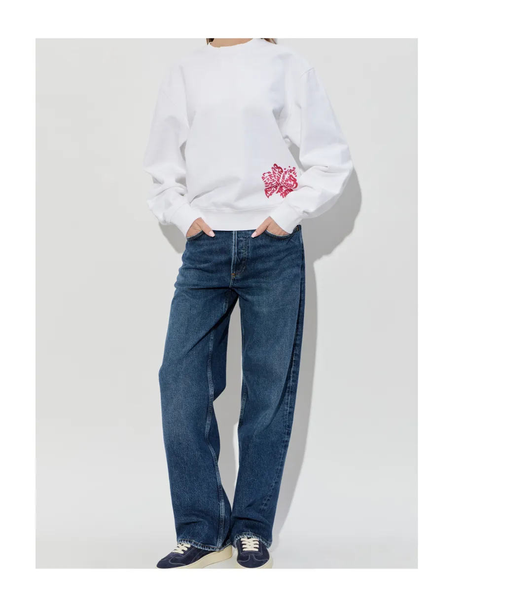 Hibiscus Just Right Fit Crewneck Sweatshirt