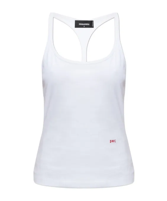 Embroidered Strappy Top
