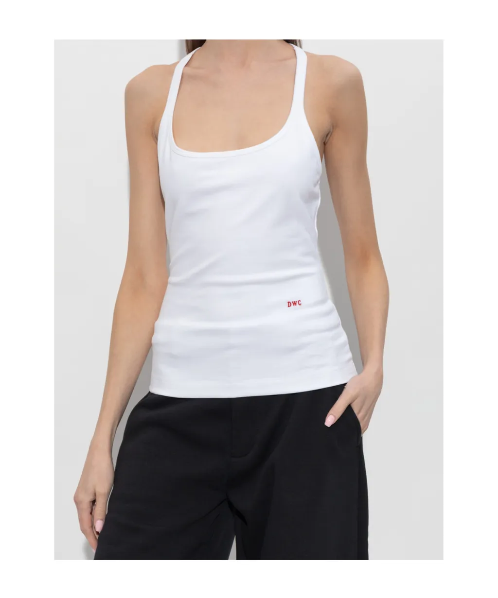 Embroidered Strappy Top