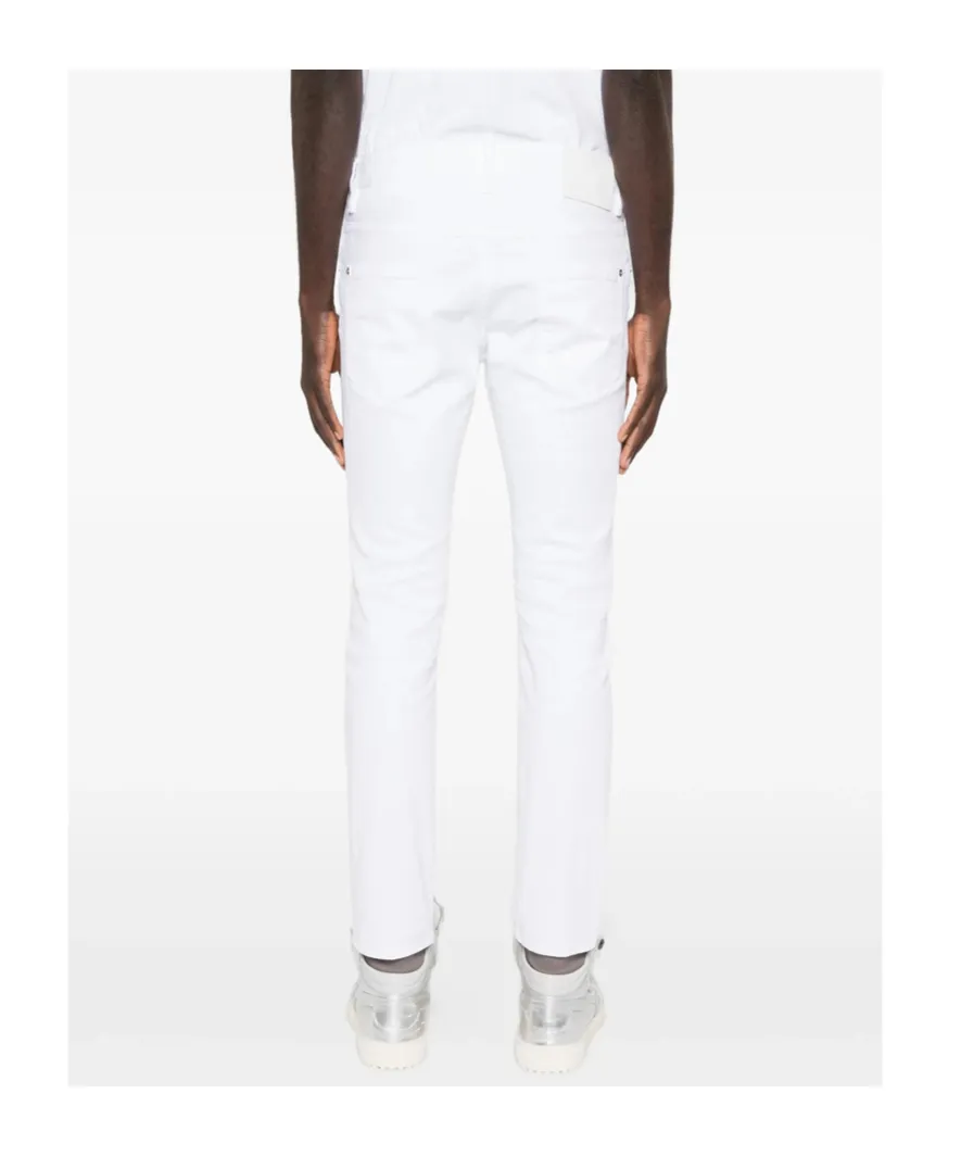 Skater Rivet Cotton Skinny Jeans