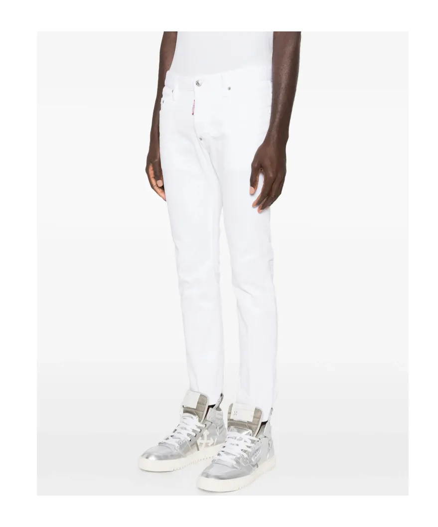 Skater Rivet Cotton Skinny Jeans