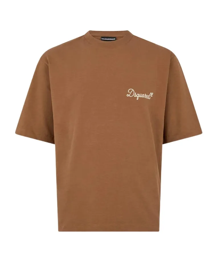 Logo Embroidered Crewneck T-Shirt