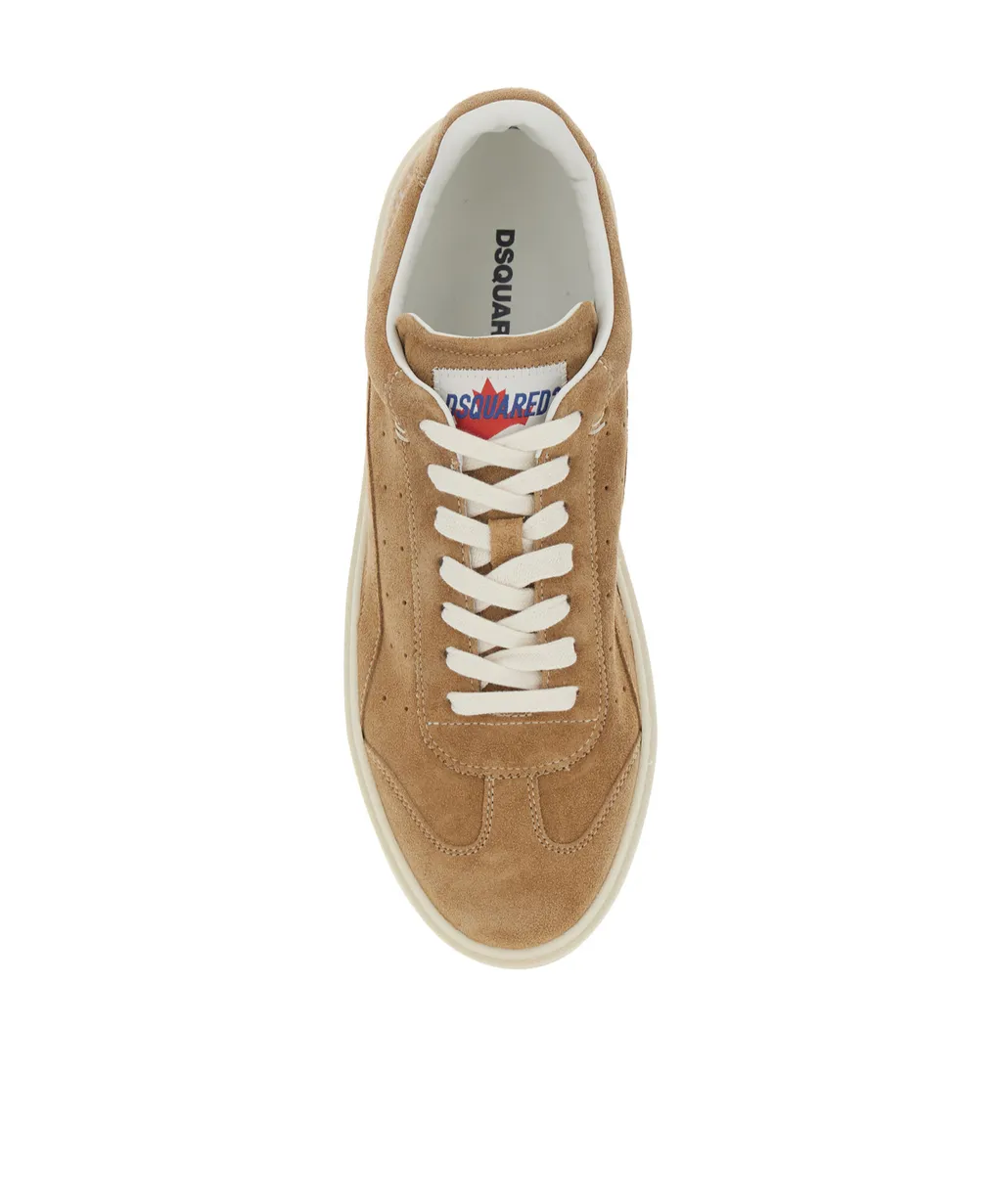 Round Toe Lace-Up Sneakers