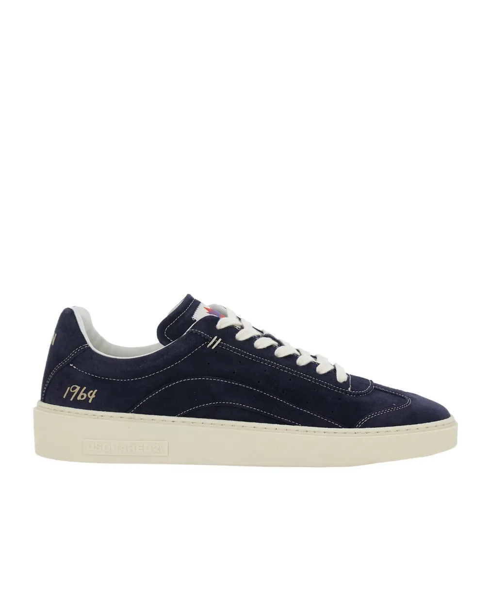 Round Toe Lace-Up Sneakers