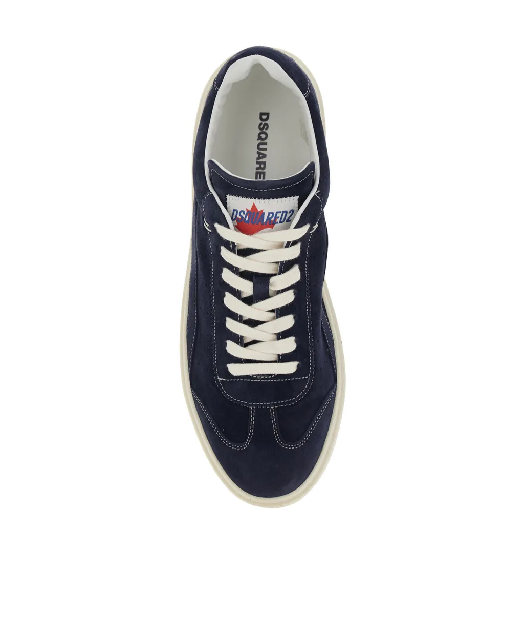 Round Toe Lace-Up Sneakers
