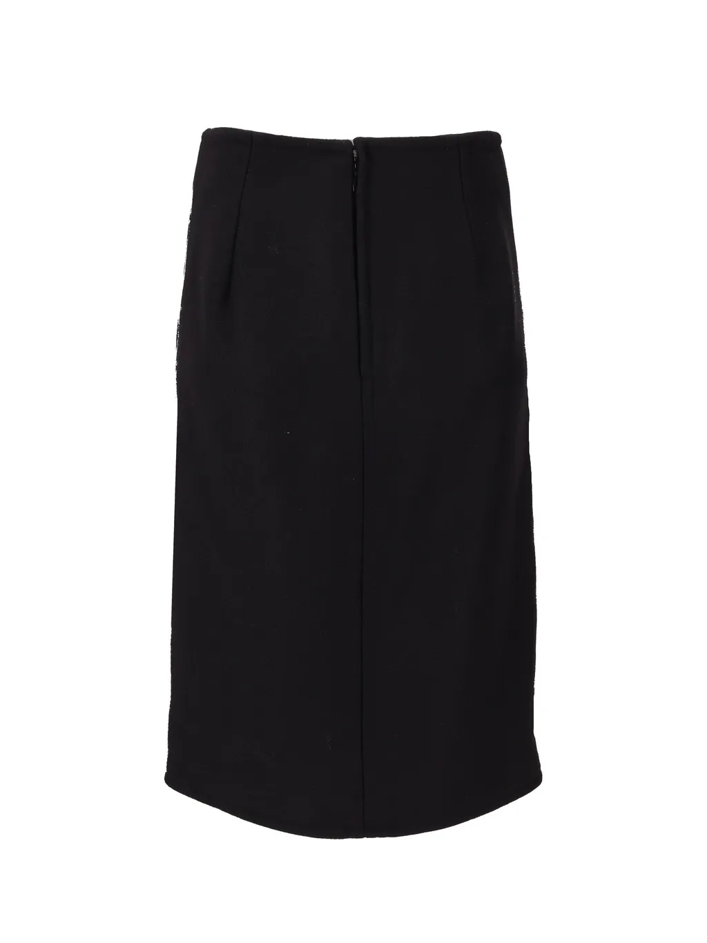 Fitted Waist Pencil Midi Skirt