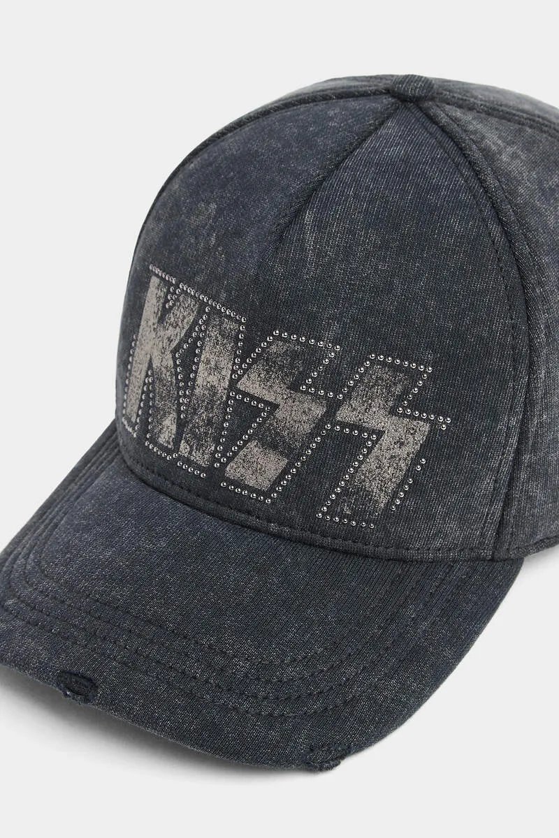 Kiss Embellished Baseball Cap