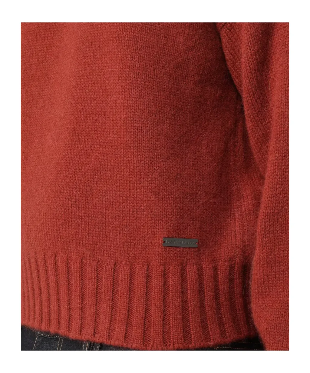 Logo Plaque Crewneck Knitted Jumper