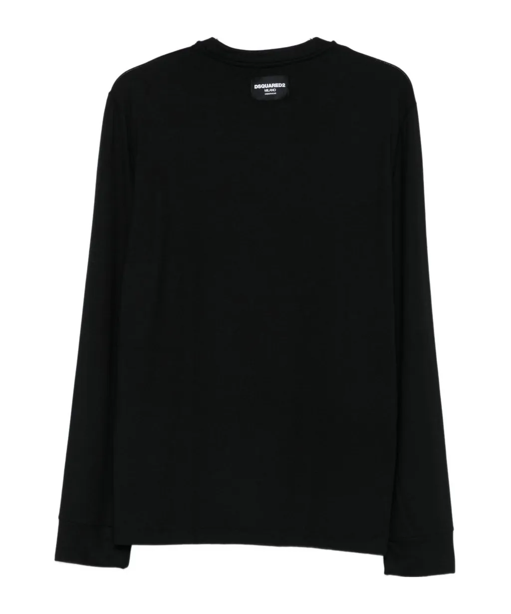 Logo Patch Long-Sleeved T-Shirt