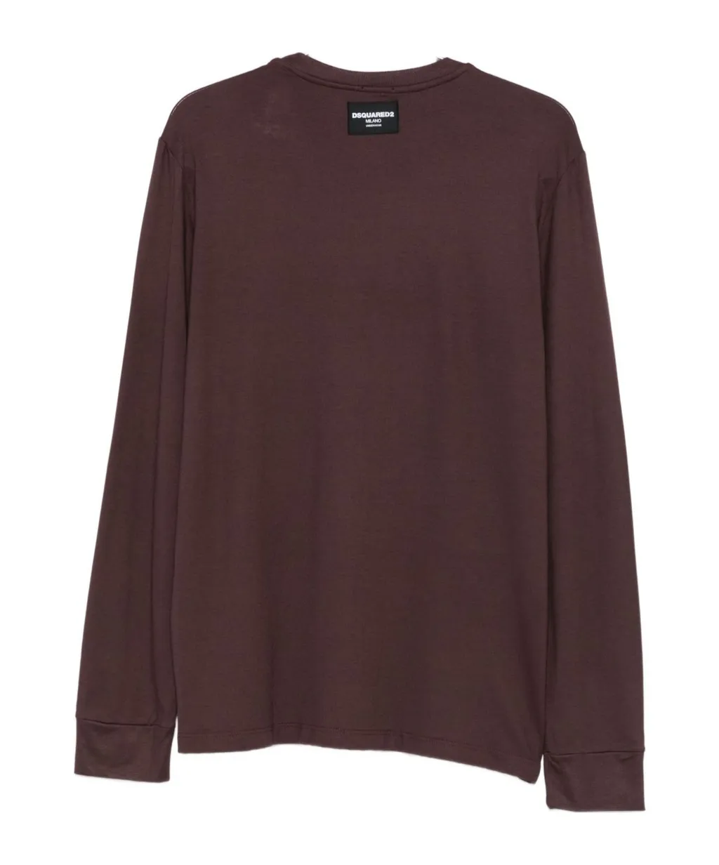 Logo Patch Long-Sleeved T-Shirt