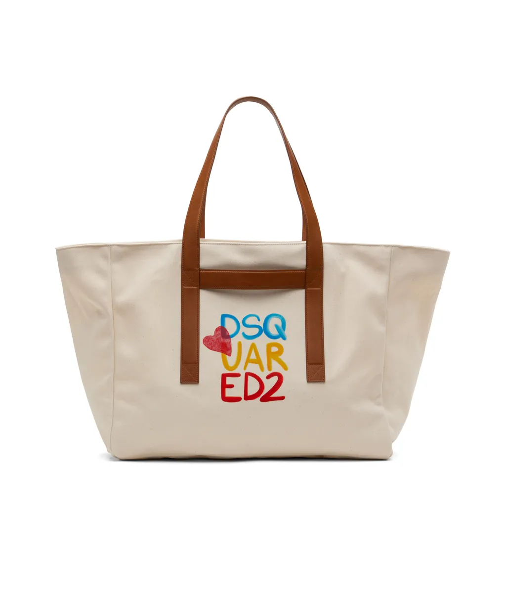 Summer Lovers Logo Printed Shopper Bag