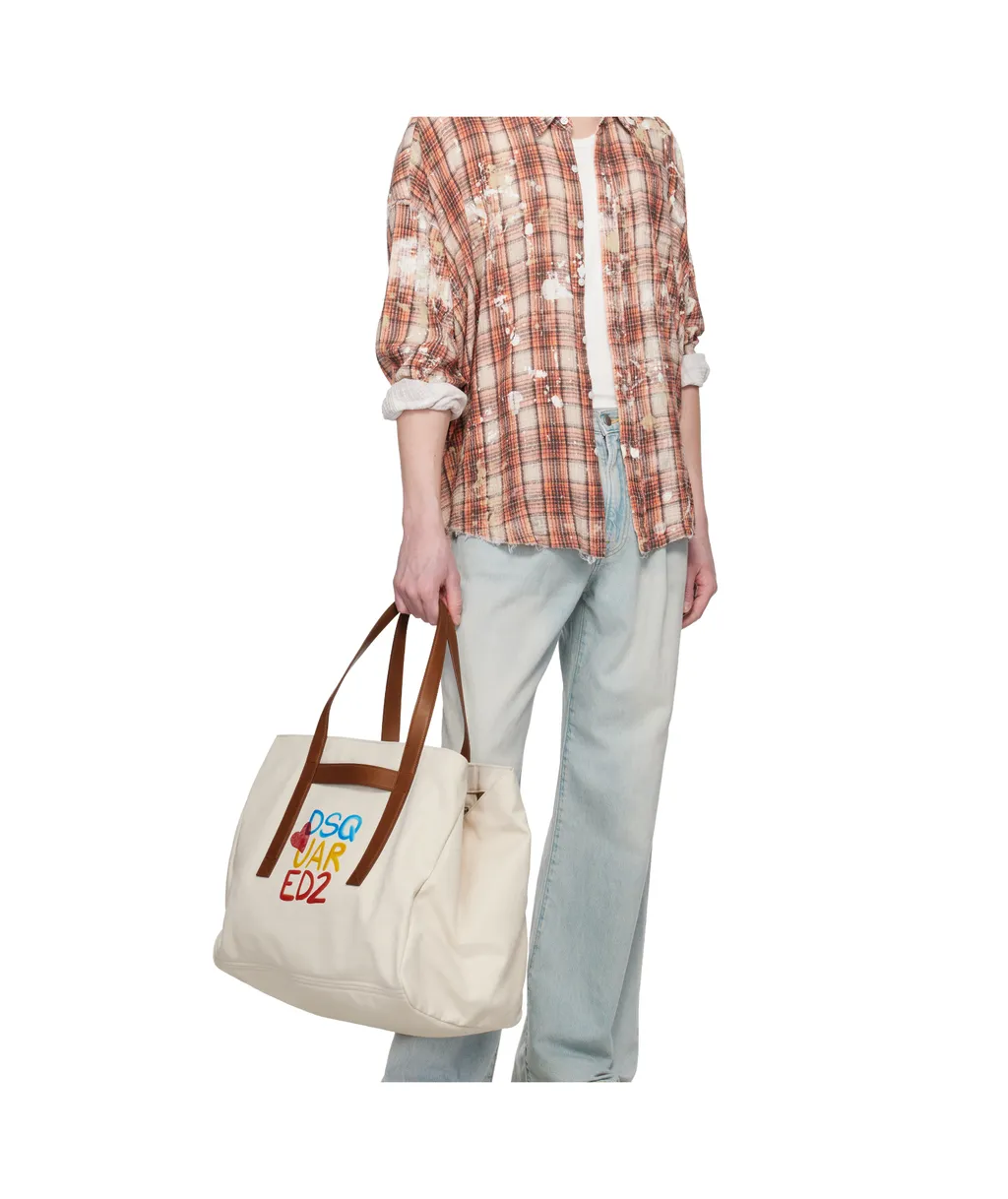 Summer Lovers Logo Printed Shopper Bag