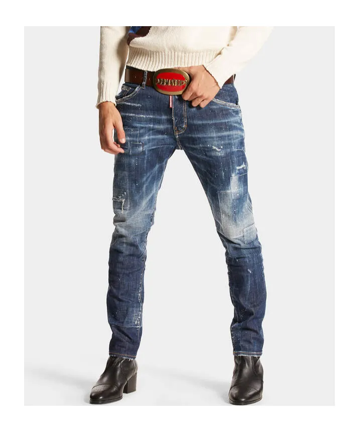 Skater Faded Effect Skinny Jeans