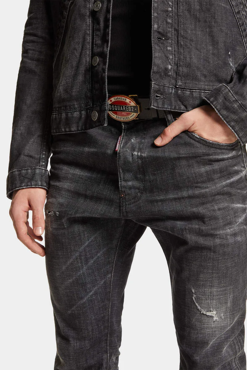 Slim-Fit Distressed Cropped Jeans