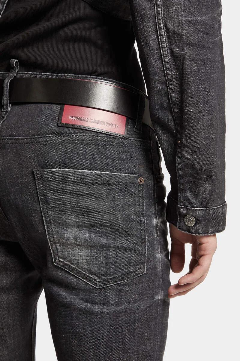 Slim-Fit Distressed Cropped Jeans