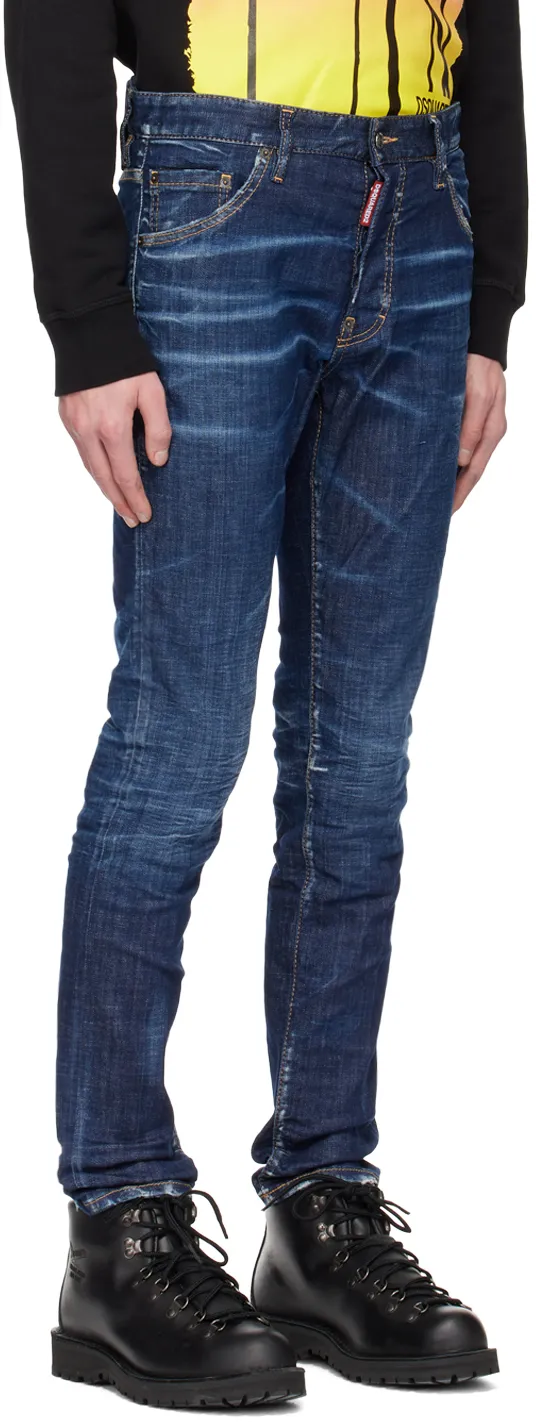 Logo Patch Slim-Fit Jeans