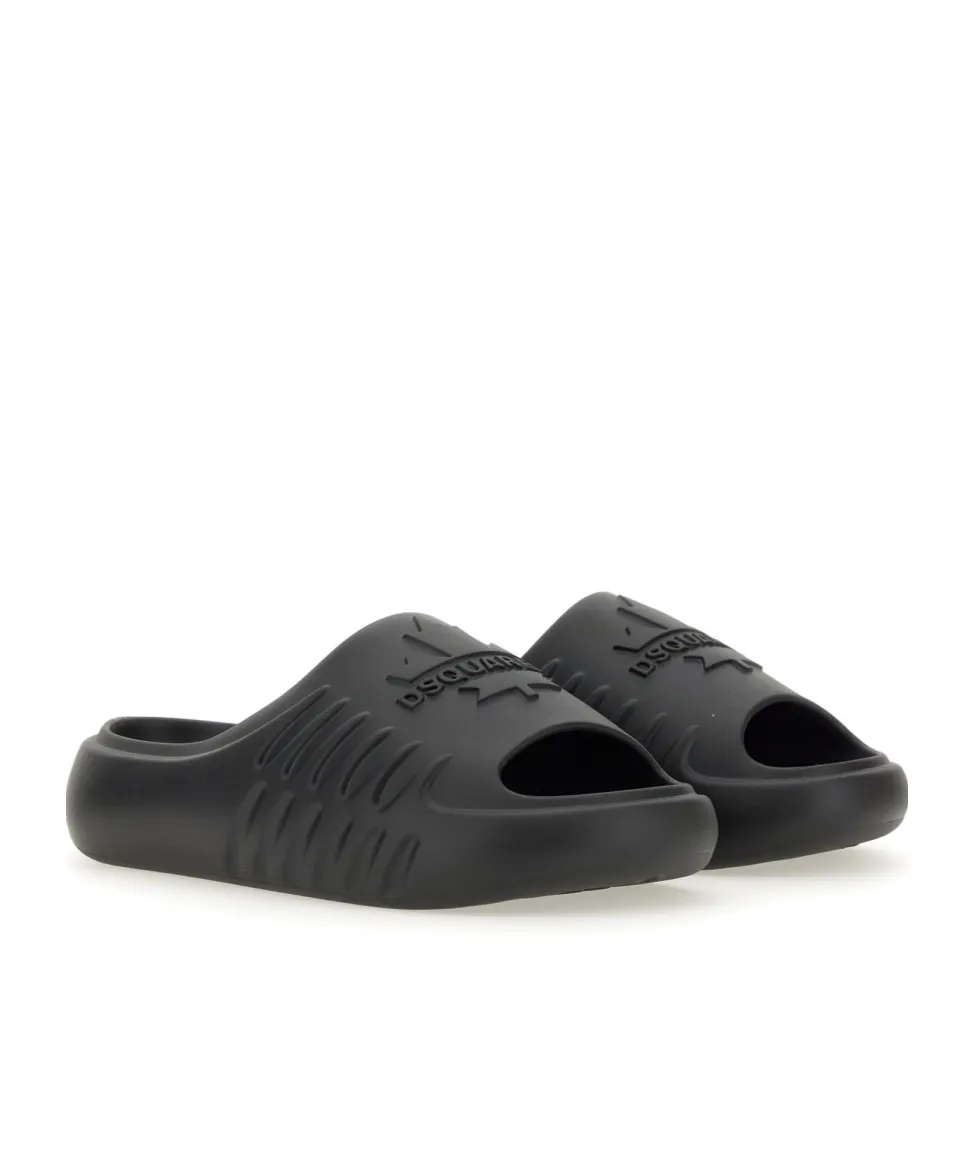 Logo Embossed Slip-On Slides