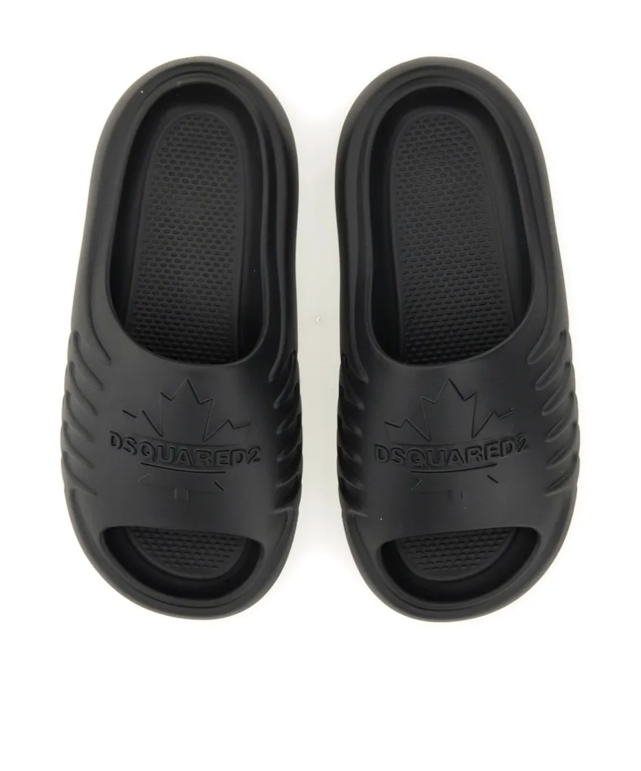 Logo Embossed Slip-On Slides