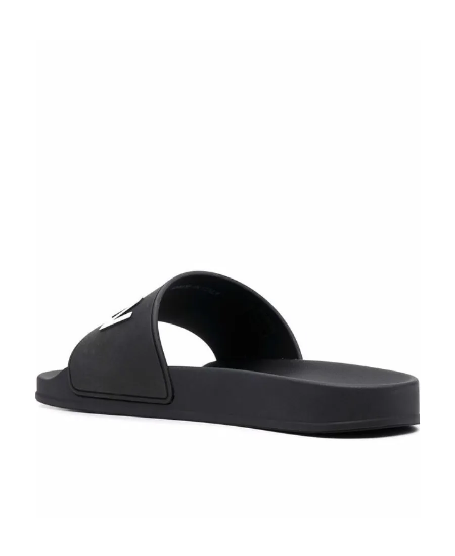 3D Logo Lettering Slip-On Slides