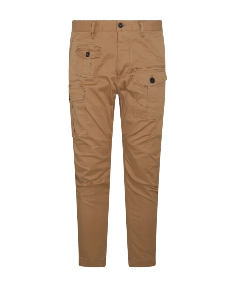 Logo Plaque Cargo Pants