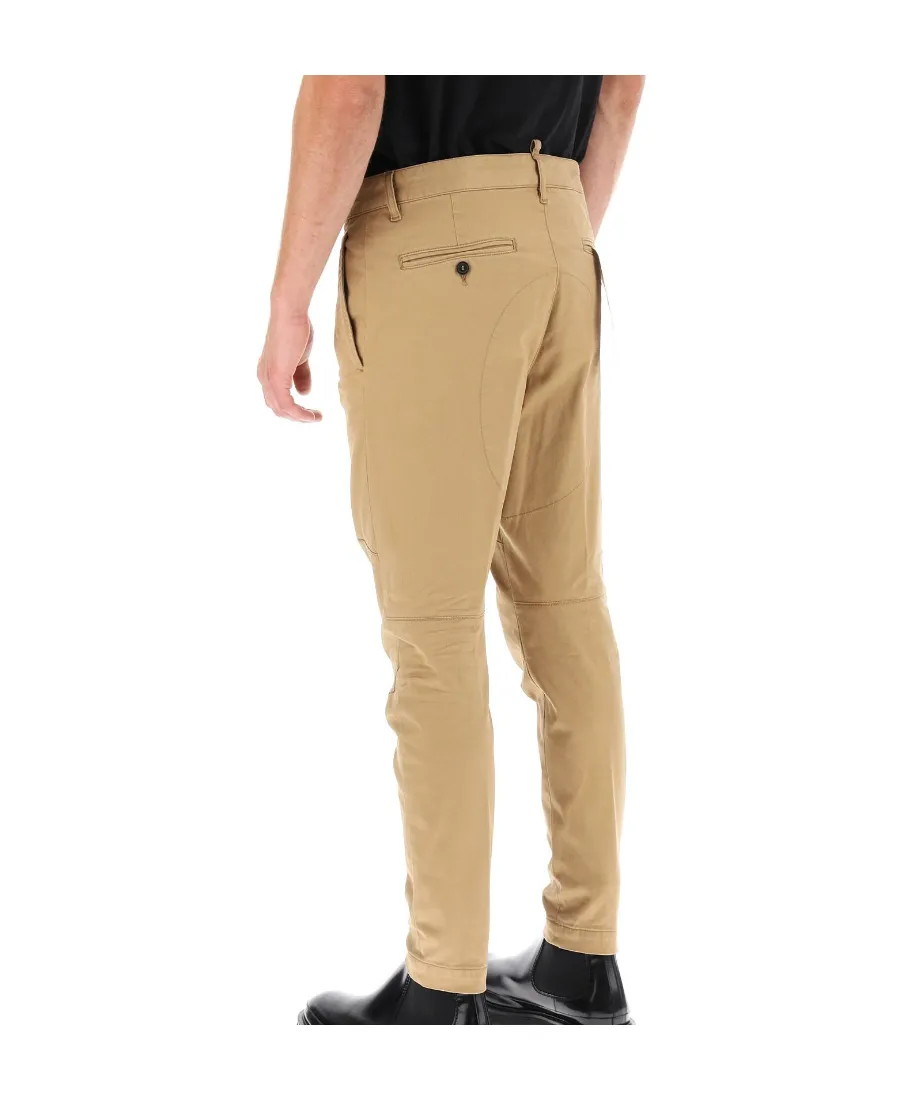 Mid-Rise Tapered Trousers