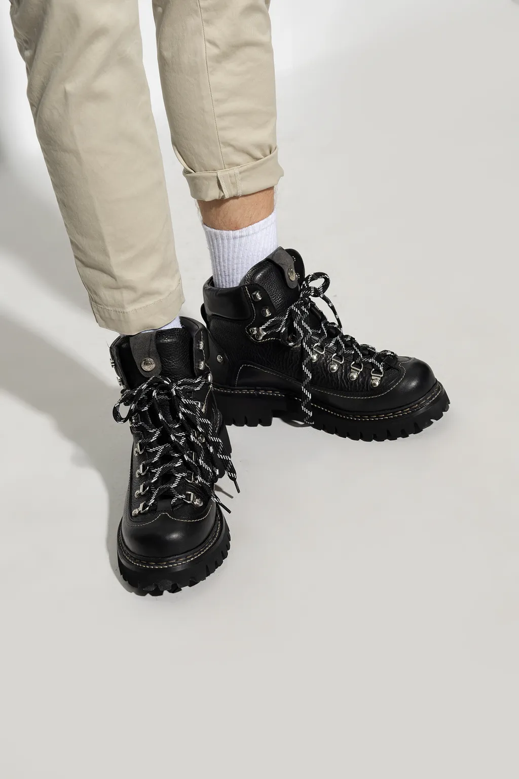 Lace-Up Hiking Boots