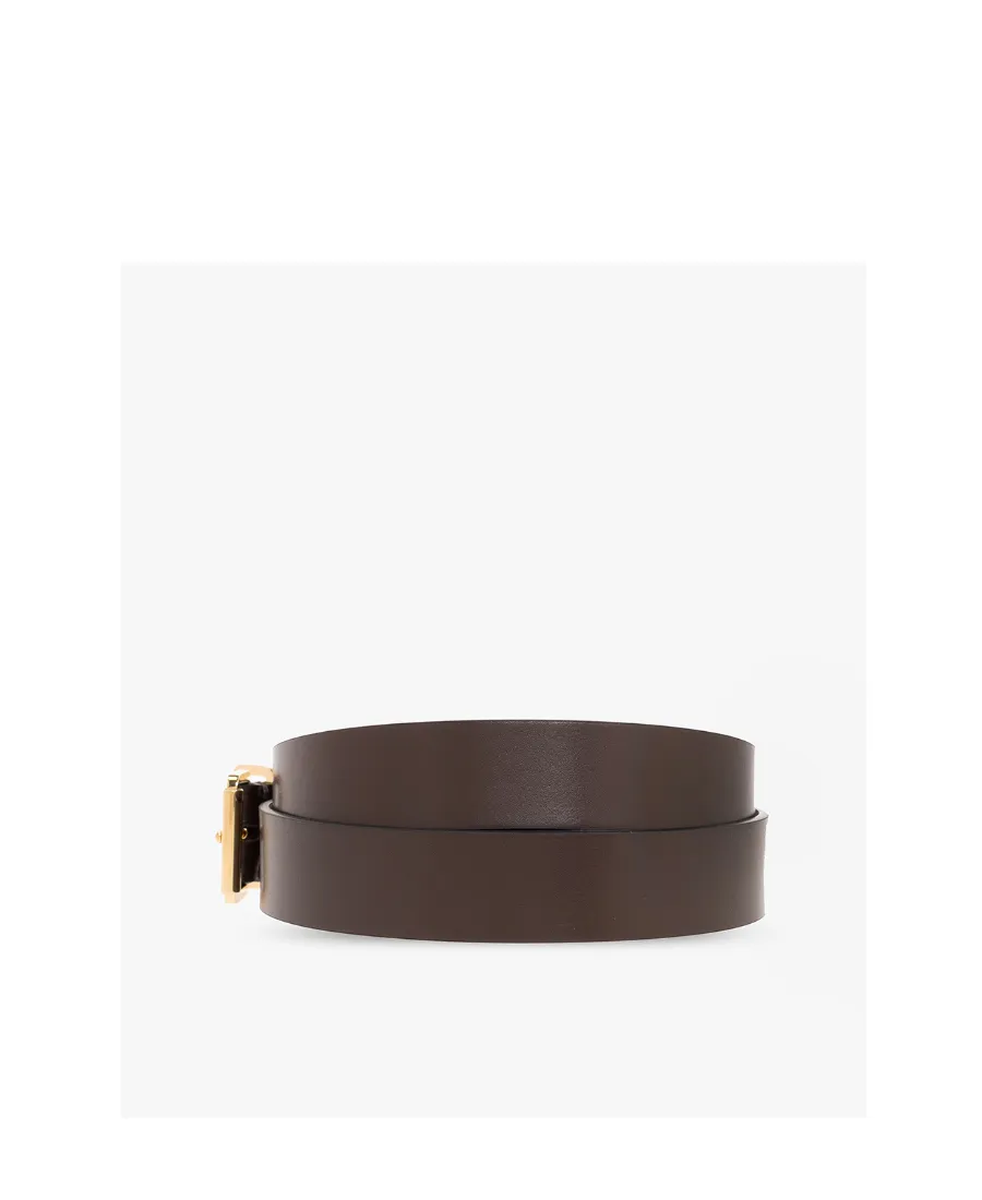 Logo Embossed Buckle Belt