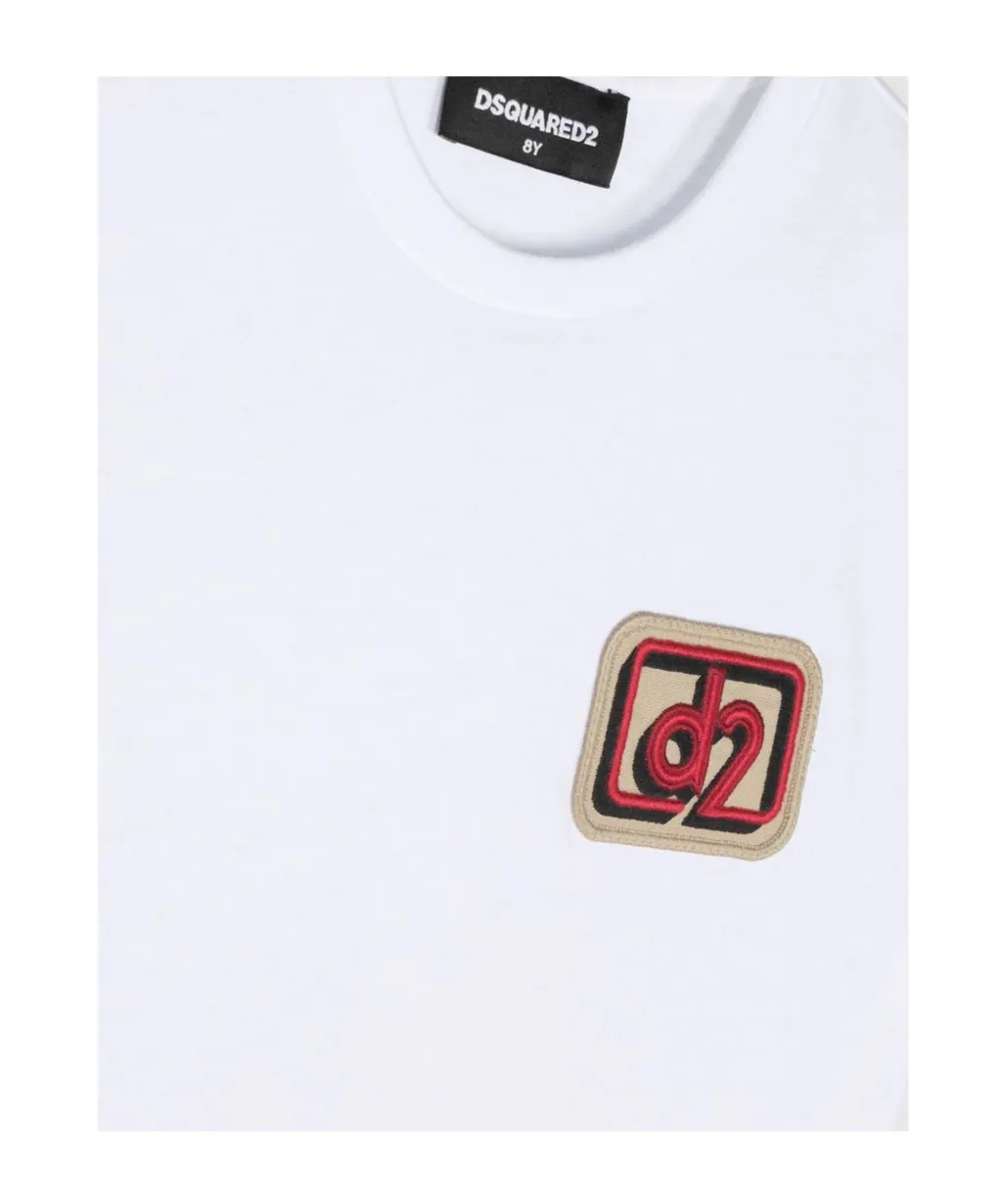 Logo Patch Crewneck T-Shirt