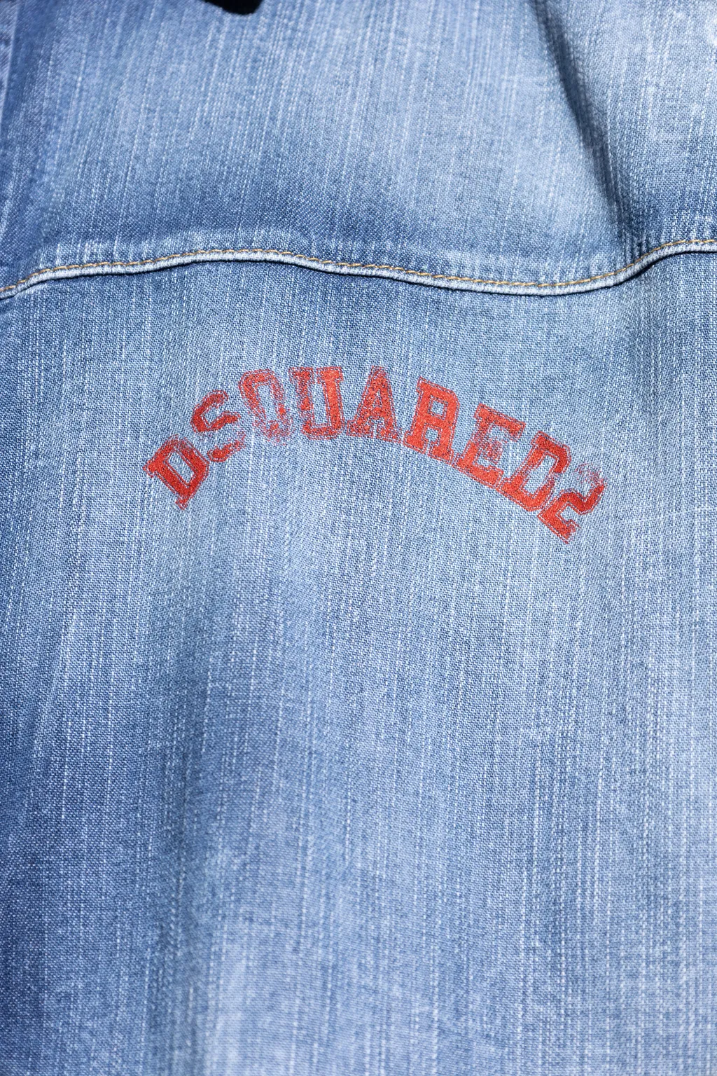 Distressed Denim Shirt