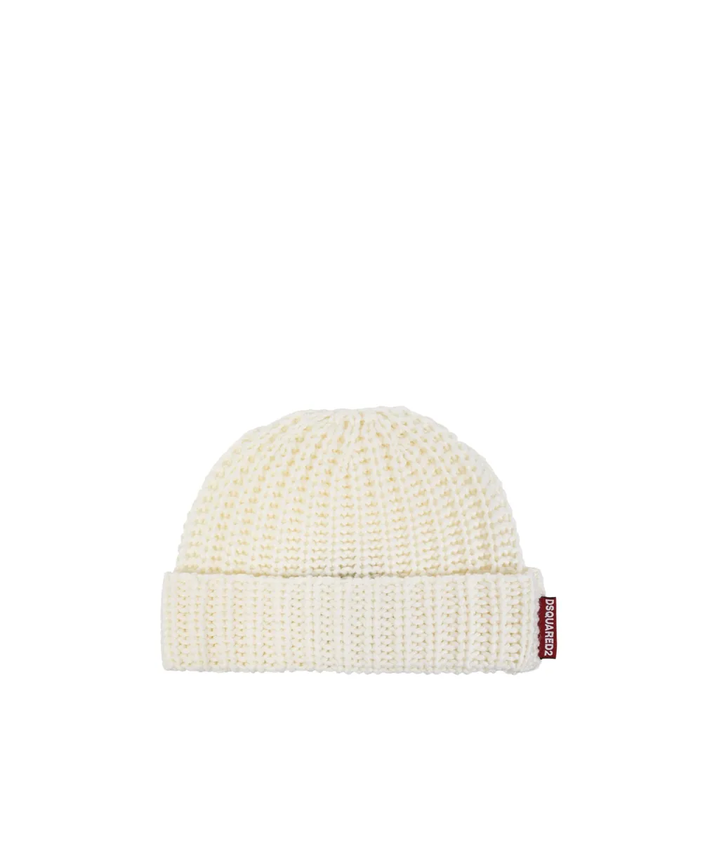 Ribbed Knitted Beanie